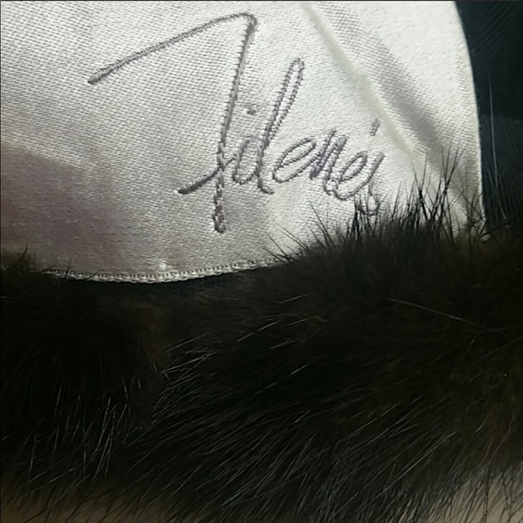 Vintage Filene\'s Mink Fur Hat Black Brown main image 4